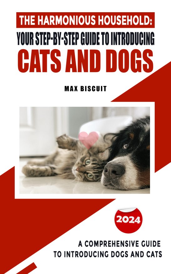 Book cover: The Harmonious Household: Your Step-by-Step Guide to Introducing Cats and Dogs - A Comprehensive Guide to Introducing Dogs and Cats